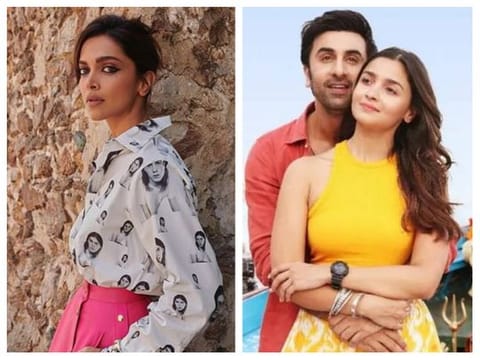 Deepika Padukone and Ranbir Kapoor and Alia Bhatt in 'Brahmastra'