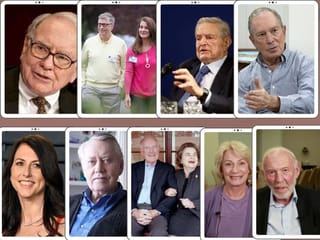 World's richest people, most generous givers in 2022