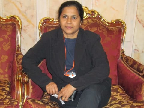 After 40 years of service, Elsamma Varghese retired on July 17.