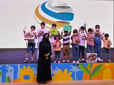 Children at Modesh World in Dubai learned how officials protect the emirates' borders using latest tech to stop counterfeit products