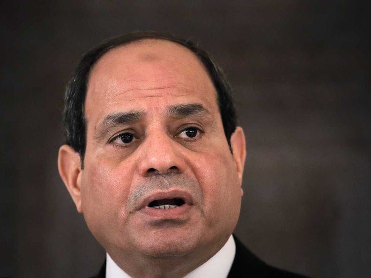 Egyptian President Abdel Fattah Al Sisi