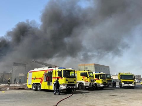 A site cooling operation is now underway, police tweeted 