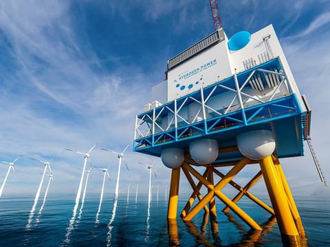 Blue hydrogen does not produce emissions during burning, but its production requires massive amounts of energy and emits vast quantities of carbon dioxide, which has to be captured and stored.