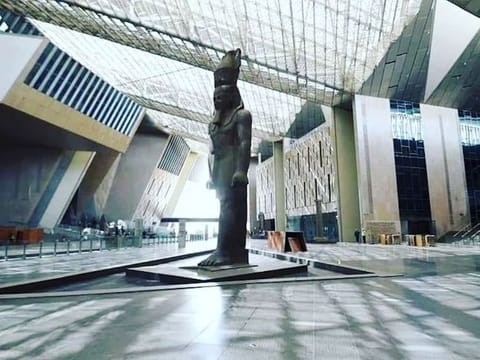 The new Grand Egyptian Museum will open on the Giza Plateau near the pyramids in Cairo this November