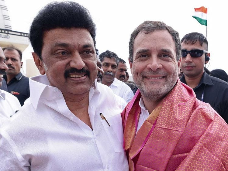 Tamil Nadu Chief Minister MK Stalin  rAHUL gANDHI
