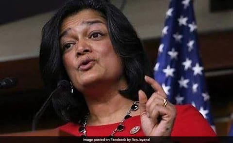 Jayapal was born in Chennai, India, and immigrated to the US at the age of 18. After two years in Washington state politics - serving in the state senate - she was elected to the House of Representatives in 2016, becoming the first Indian woman to do so.