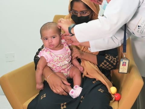 aby Ishal was first diagnosed with hearing loss after she underwent a screening at a facility under the Ambulatory Healthcare Services, Seha’s outpatient clinic network.