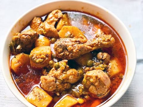 A quick and simple spicy, Indian chicken curry