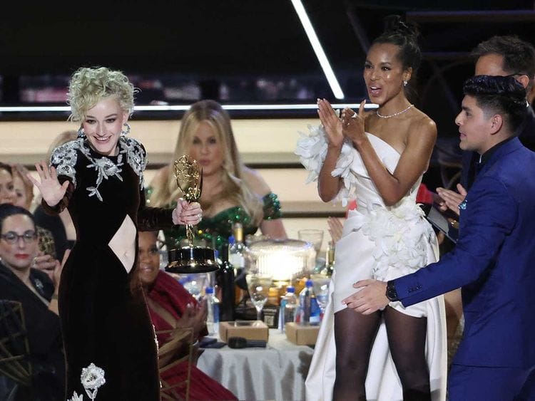 Julia Garner wins Outstanding Supporting Actress In A Drama Series for "Ozark"