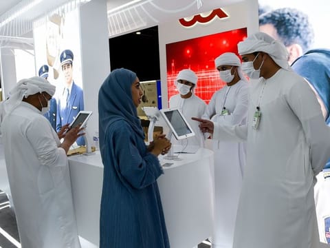 The UAE Central Bank has set a target of 5,000 UAE Nationals being added to the financial services sector in next 5 years. [PICTURED: The ‘Ru’ ya, Careers UAE Redefined’ job fair for Emiratis which started on Tuesday in Dubai, offering placements from over 100 exhibitors.]