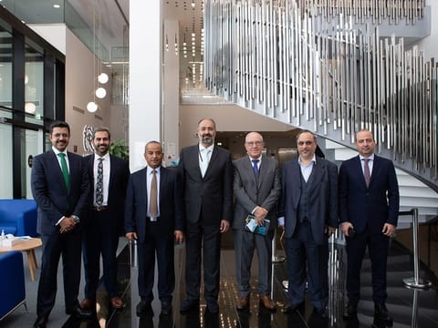 Kuwait Ministry of Health delegation at Barraquer UAE Eye Hospital, which will offer patients from Kuwait with bespoke ophthalmology care