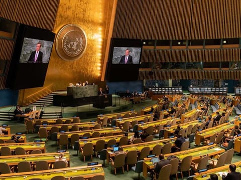 UN General Assembly vote comes as Israel expands its ground operations in Gaza 