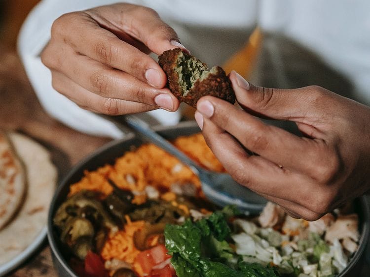 Vegetarian food - falafil