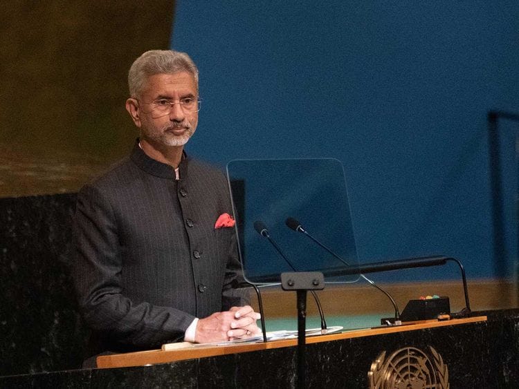India’s Foreign Minister Subrahmanyam Jaishankar UN