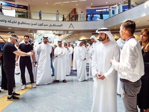Photos: Hamdan bin Mohammed attends Dubai Metaverse Assembly at the Museum of the Future 