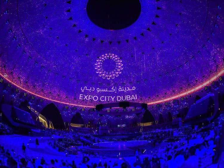 expo city dubai al wasl dome show