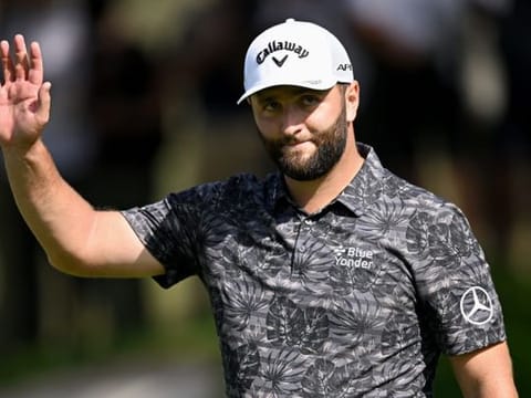 Jon Rahm shot a  seven under par 64 to lie in joint third, one shot behind the leaders after round one in Spain on this week's DP World Tour.