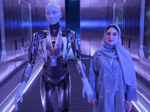 Humanoid Robot greets Museum of the Future visitors, becomes first robotic member of staff