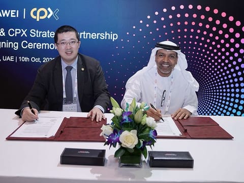 Abu Dhabi's CPX Holding and Huawei enter MoU on a raft of cybersecurity solutions and related services. 
