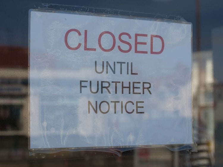 STOCK SHOP CLOSED