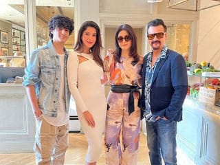 Bollywood actor Sanjay Kapoor rings in his birthday in Dubai with his daughter Shanaya Kapoor and brother Anil