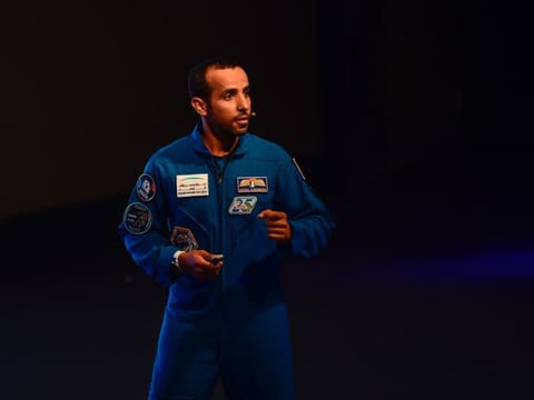Hazza Al Mansouri was speaking during the ‘Future Talks’ series on Wednesday 