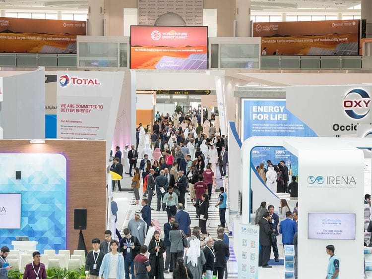world future energy summit in abu dhabi - file pic