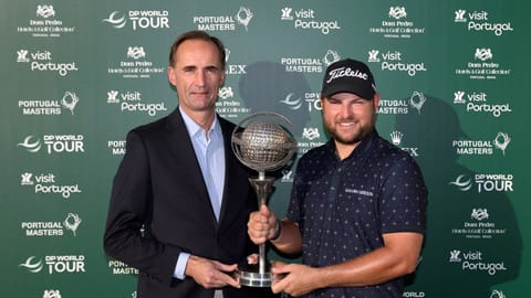 Jordan Smith, winner of the 2022 Portugal Masters title, on the DP World Tour.