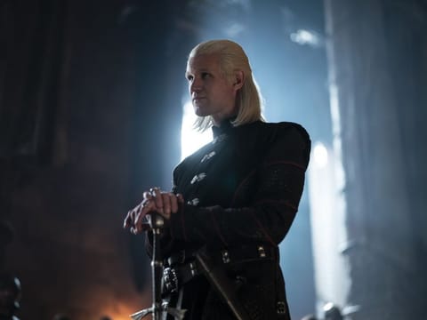 A still of actor Matt Smith in ‘House of the Dragon’ , out on OSN now