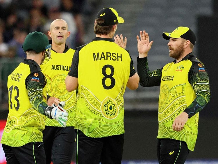 Australia’s captain Aaron Finch