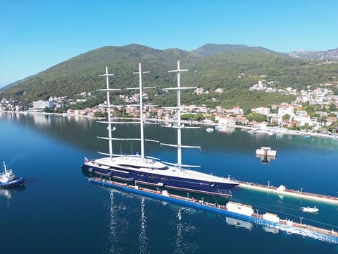 Drydocks World Dubai's new Adratic base offers an easy reach for mega-yachts moored in and around bases in Europe. 