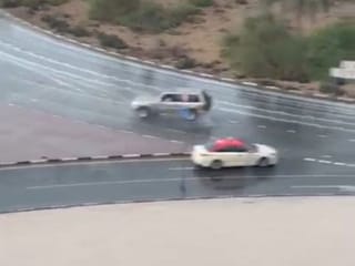 UAE: Motorists fined, vehicles seized for stunts during rain in Dubai