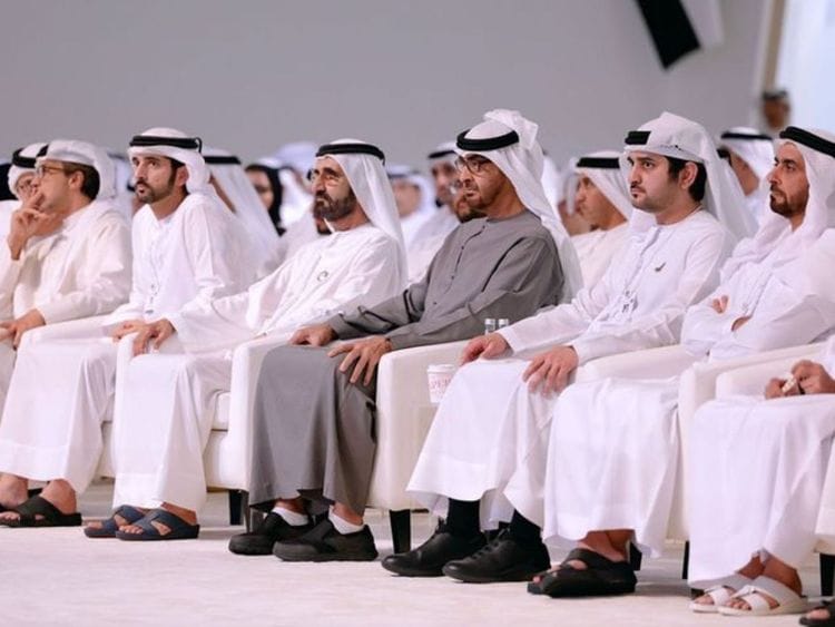 UAE President at the annual government meetings in Abu Dhabi
