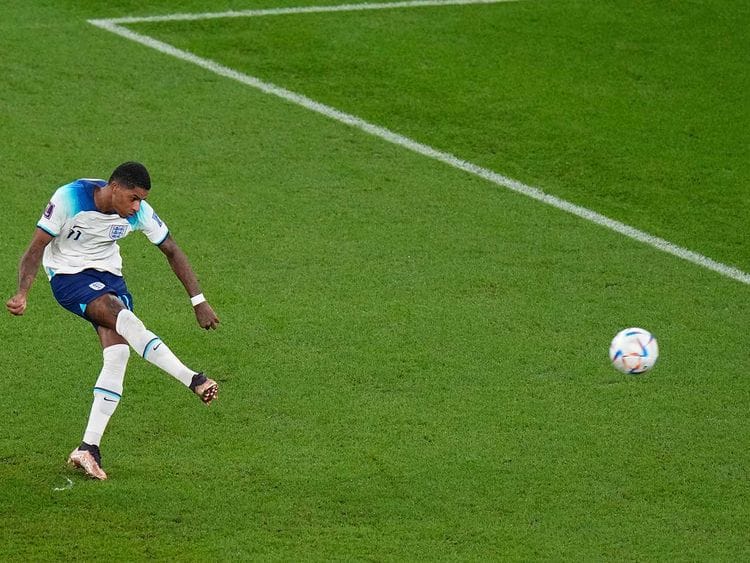 England's Marcus Rashford 