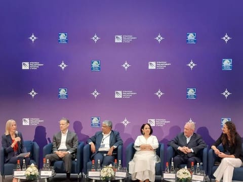The session featured prominent philanthropists from the Gulf region and South Asia
