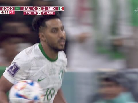 Salem Al-Dawsari's late strike put an end to the drama.