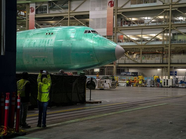 Boeing 747 plane