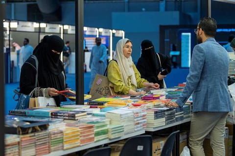 A stall in the Jeddah fair.  