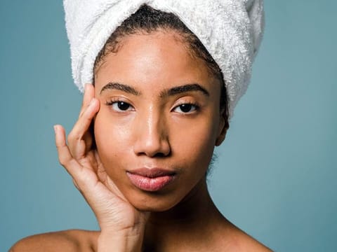 Skincare routine - cocktail smoothie mixing 