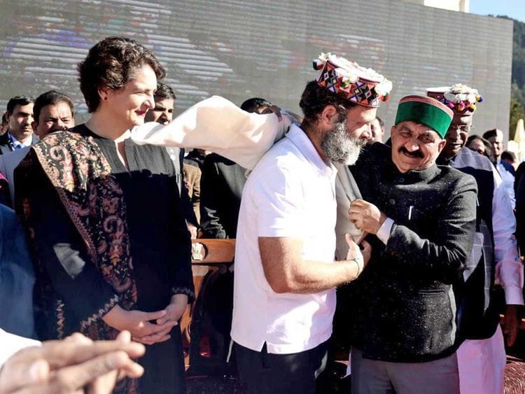 Himachal Pradesh CM Sukhwinder Singh Sukhu Rahul Priyanka Gandhi