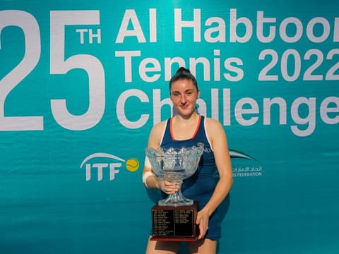 19-year-old Jacquemot picked up her biggest cheque with a hard-fought 7-5, 6-2 win.