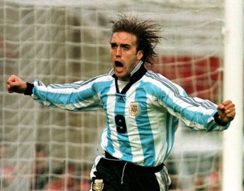 Former Argentina striker Gabriel Batistuta.