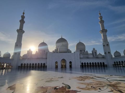 Sheikh Zayed Grand Mosque in Abu Dhabi.