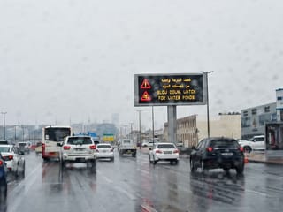 Heavy rain hits UAE: Unstable weather and strong winds to continue this week