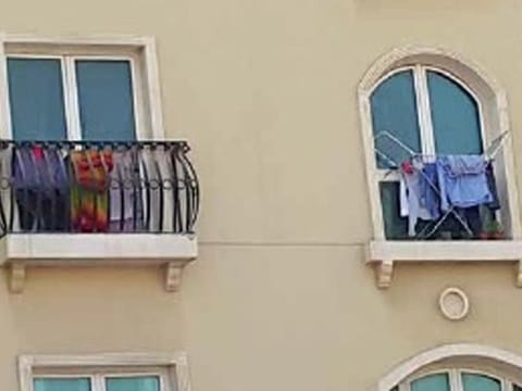 Abu Dhbai Municipalities and Transport warns residents against storing good and handing clothes in balconies. Picture used for illustrative purposes only.