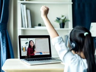 Representational image of distance learning used for illustrative purpose only