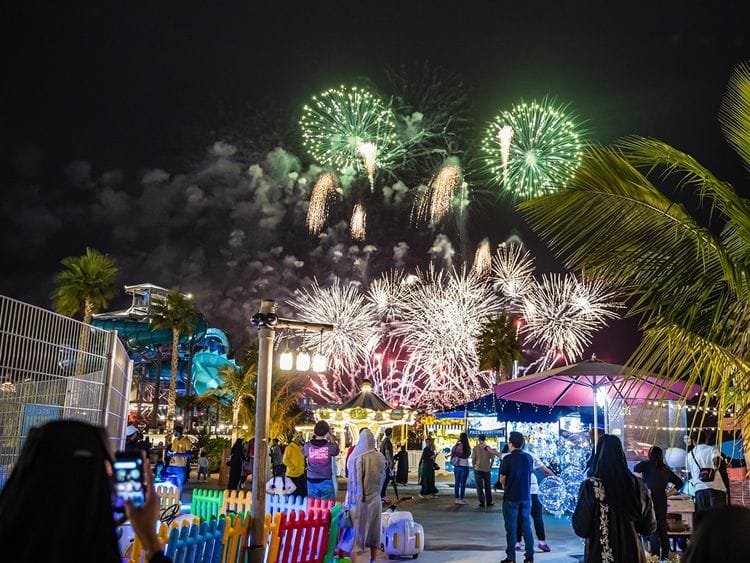 Dubai fireworks