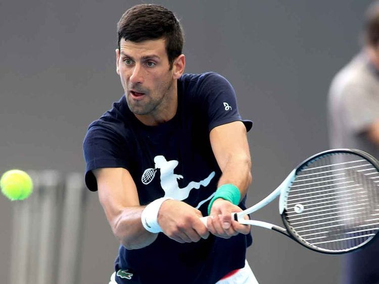 Serbia's Novak Djokovic