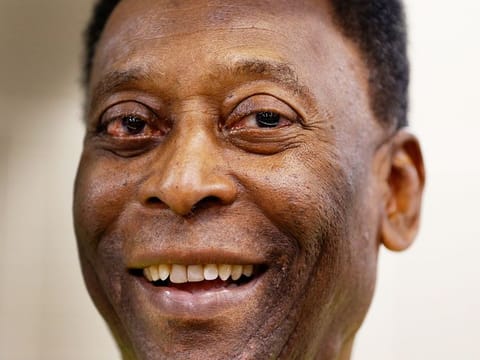 Brazilian football legend Pele 