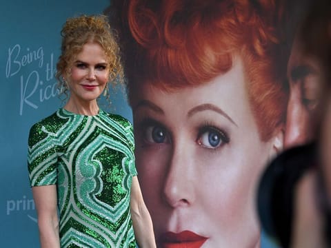 Nicole Kidman arrives ahead of the Australian premiere of Being The Ricardos, in Sydney, Wednesday, December 15, 2021. 